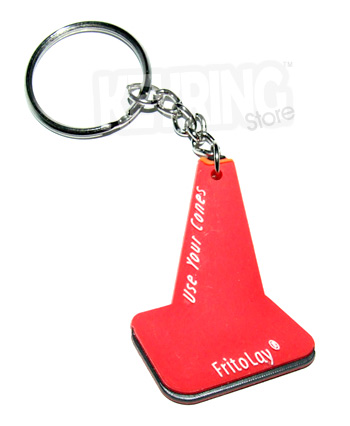 Plastic PVC Flexible Keyrings 3D or 2D