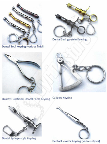 Dental Tools Premium keyrings